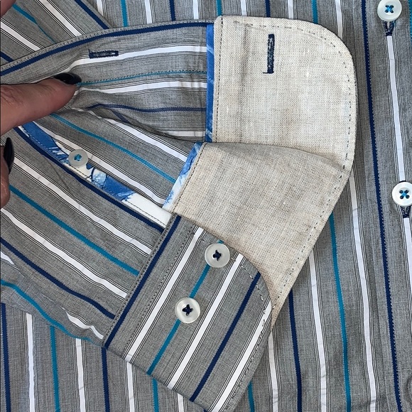 EUC Tommy Bahama Button Down, XL - Picture 3 of 4